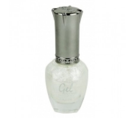 G157 Kleancolor Geleffect Nagellak Metallic White